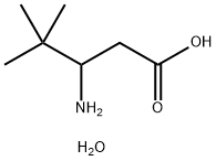 3-AMINO-4,4-DIMETHYLPENTANOIC ACID HYDRATE, 98 Struktur