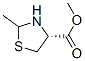 4-Thiazolidinecarboxylicacid,2-methyl-,methylester,(4R)-(9CI) Struktur