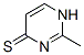 4(1H)-Pyrimidinethione, 2-methyl- (9CI) Struktur