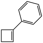 1-Phenylcyclobutene Struktur