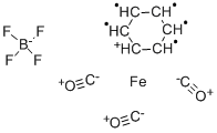 CYCLOHEXADIENYLIUMIRON(0) TRICARBONYL TETRAFLUOROBORATE Struktur