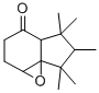 7,7a-epoxytetrahydro-1,1,2,3,3-pentamethylindan-4(3aH)-one Struktur