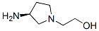 1-Pyrrolidineethanol,3-amino-,(3S)-(9CI) Struktur