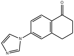 6-(1H-iMidazol-1-yl)-3,4-dihydronaphthalen-1(2H)-one Struktur