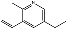 Pyridine, 3-ethenyl-5-ethyl-2-methyl- (9CI) Struktur