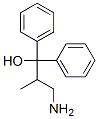 2-methyl-3,3-diphenyl-3-propanolamine Struktur