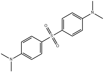 4,4'-bis(dimethylaminodiphenyl)sulfone Struktur