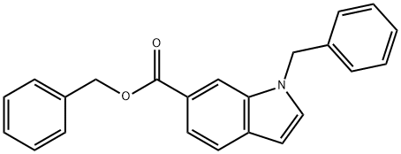 benzyl (1-benzyl)indole-6-carboxylate Struktur