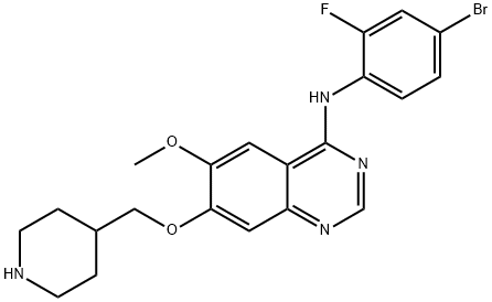 N-DeMethyl Vandetanib Struktur