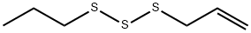 2-PROPENYL PROPYL TRISULFIDE Structure