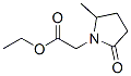 1-Pyrrolidineacetic acid, 2-methyl-5-oxo-, ethyl ester Struktur