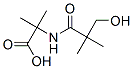 Alanine,  N-(3-hydroxy-2,2-dimethyl-1-oxopropyl)-2-methyl- Struktur