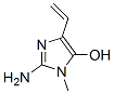 1H-Imidazol-5-ol, 2-amino-4-ethenyl-1-methyl- (9CI) Struktur