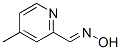 2-Pyridinecarboxaldehyde,4-methyl-,oxime(9CI) Struktur