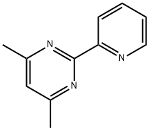 4,6-DIMETHYL-2-(2-PYRIDINYL)PYRIMIDINE Struktur