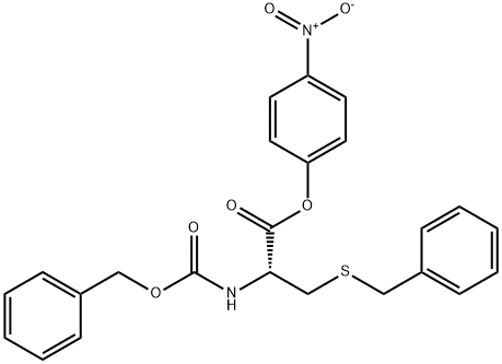 Z-CYS(BZL)-ONP Struktur