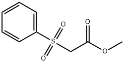 Methyl phenylsulfonylacetate Struktur