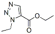 1H-1,2,3-Triazole-5-carboxylicacid,1-ethyl-,ethylester(9CI) Struktur