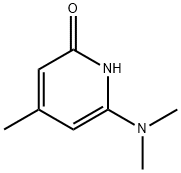 2(1H)-Pyridone,  6-(dimethylamino)-4-methyl-  (8CI) Struktur