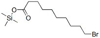 10-Bromodecanoic acid trimethylsilyl ester Struktur