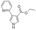 4-(2-PYRIDINYL)-1H-PYRROLE-3-CARBOXYLIC ACID ETHYL ESTER Struktur