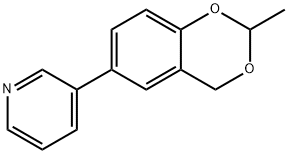 Pyridine, 3-(2-methyl-4H-1,3-benzodioxin-6-yl)- (9CI) Struktur