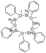 Cyclopentasiloxane, 2,4,6,8,10-pentamethyl-2,4,6,8,10-pentaphenyl- Struktur