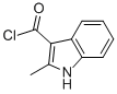 1H-Indole-3-carbonylchloride,2-methyl-(9CI) Struktur