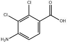 Benzoic acid, 4-amino-2,3-dichloro- (8CI,9CI) Struktur