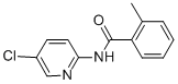 N-(5-chloro-2-pyridinyl)-2-methylbenzamide Struktur