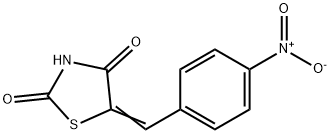 5-[(4-nitrophenyl)methylene]-1,3-thiazolane-2,4-dione Struktur