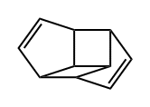 Tetracyclo[5.3.0.02,6.03,10]deca-4,8-diene Struktur