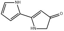 3H-Pyrrol-3-one, 1,2-dihydro-5-(1H-pyrrol-2-yl)- (9CI) Struktur