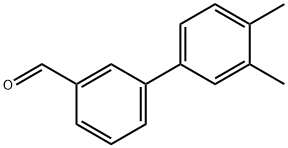 3',4'-DIMETHYL-BIPHENYL-3-CARBALDEHYDE Struktur