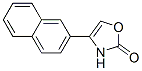 4-(2-Naphthalenyl)-4-oxazolin-2-one Struktur