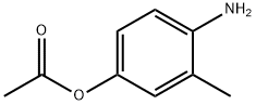 Phenol, 4-amino-3-methyl-, acetate (ester) (9CI) Struktur