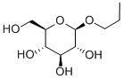 propyl beta-D-glucopyranoside Struktur