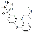 10-[2-(dimethylamino)propyl]-N,N-dimethyl-10H-phenothiazine-2-sulphonamide monohydrochloride Structure