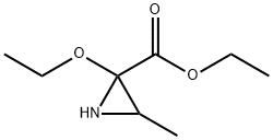 2-Aziridinecarboxylicacid,2-ethoxy-3-methyl-,ethylester(9CI) Struktur