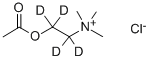 ACETYLCHOLINE-1,1,2,2-D4 CHLORIDE Struktur