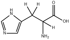 DL-HISTIDINE-ALPHA,BETA,BETA-D3 Struktur