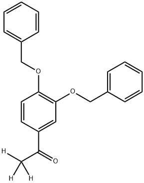 3',4'-DIBENZYLOXYACETO-D3-PHENONE Struktur