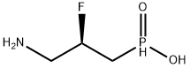 P-[(2R)-3-amino-2-fluoropropyl]Phosphinic  acid Struktur