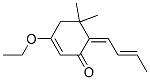 2-Cyclohexen-1-one,6-(2E)-2-butenylidene-3-ethoxy-5,5-dimethyl-,(6Z)-(9CI) Struktur