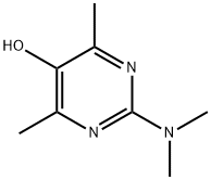 2-(DIMETHYLAMINO)-4,6-DIMETHYLPYRIMIDIN-5-OL Struktur