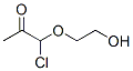 2-Propanone,  1-chloro-1-(2-hydroxyethoxy)- Struktur