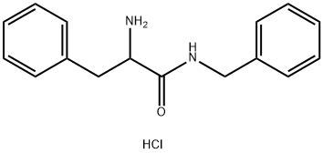 2-Amino-N-benzyl-3-phenylpropanamide hydrochloride Struktur