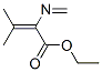 2-Butenoicacid,3-methyl-2-(methyleneamino)-,ethylester(9CI) Struktur