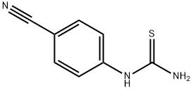 4-CYANOPHENYLTHIOUREA Struktur