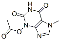 3-Acetyloxy-7-methylxanthine Struktur